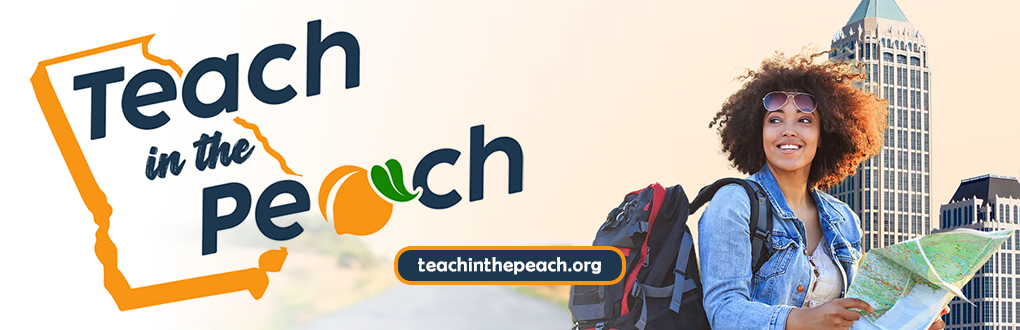 Teach in the Peach recruitment campaign