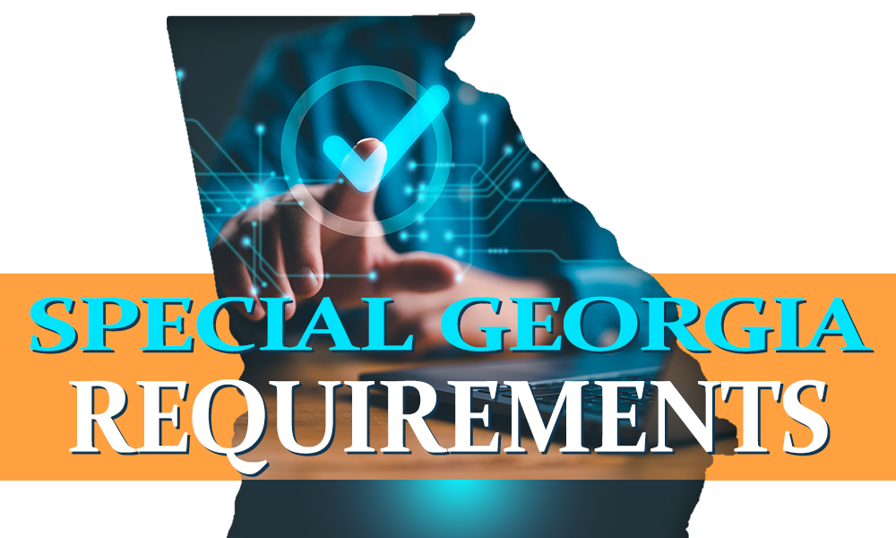 Special Georgia Requirements